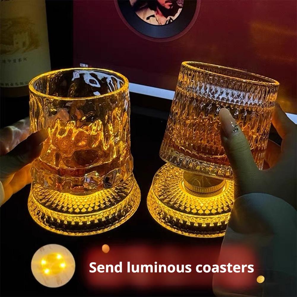 Highball Glass Set - Copos de uísque giratórios com base