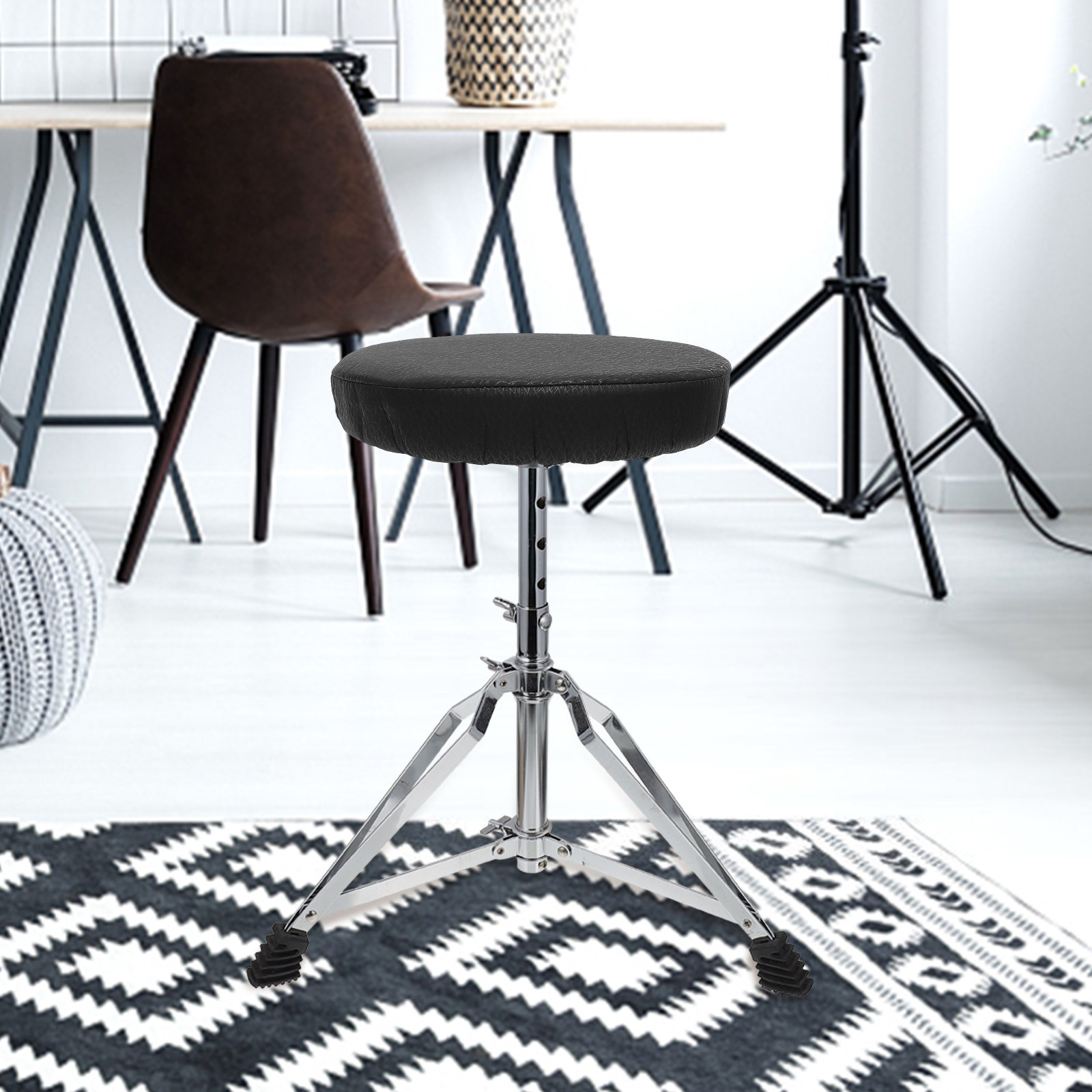 Home Bar Stools - Capa de Banqueta Redonda Super Confortável