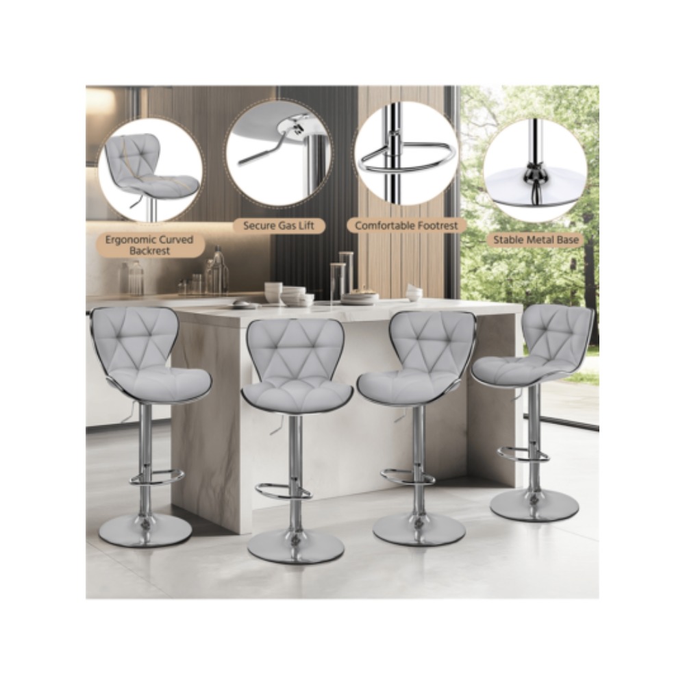 Home Bar Stools - Conjunto de 2 Banquetas de Bar