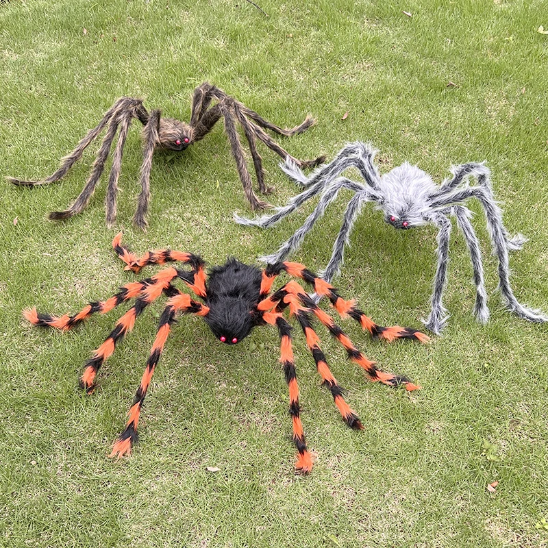 Home Bar Accessories - Aranha Gigante Preta de Halloween, Aranha
