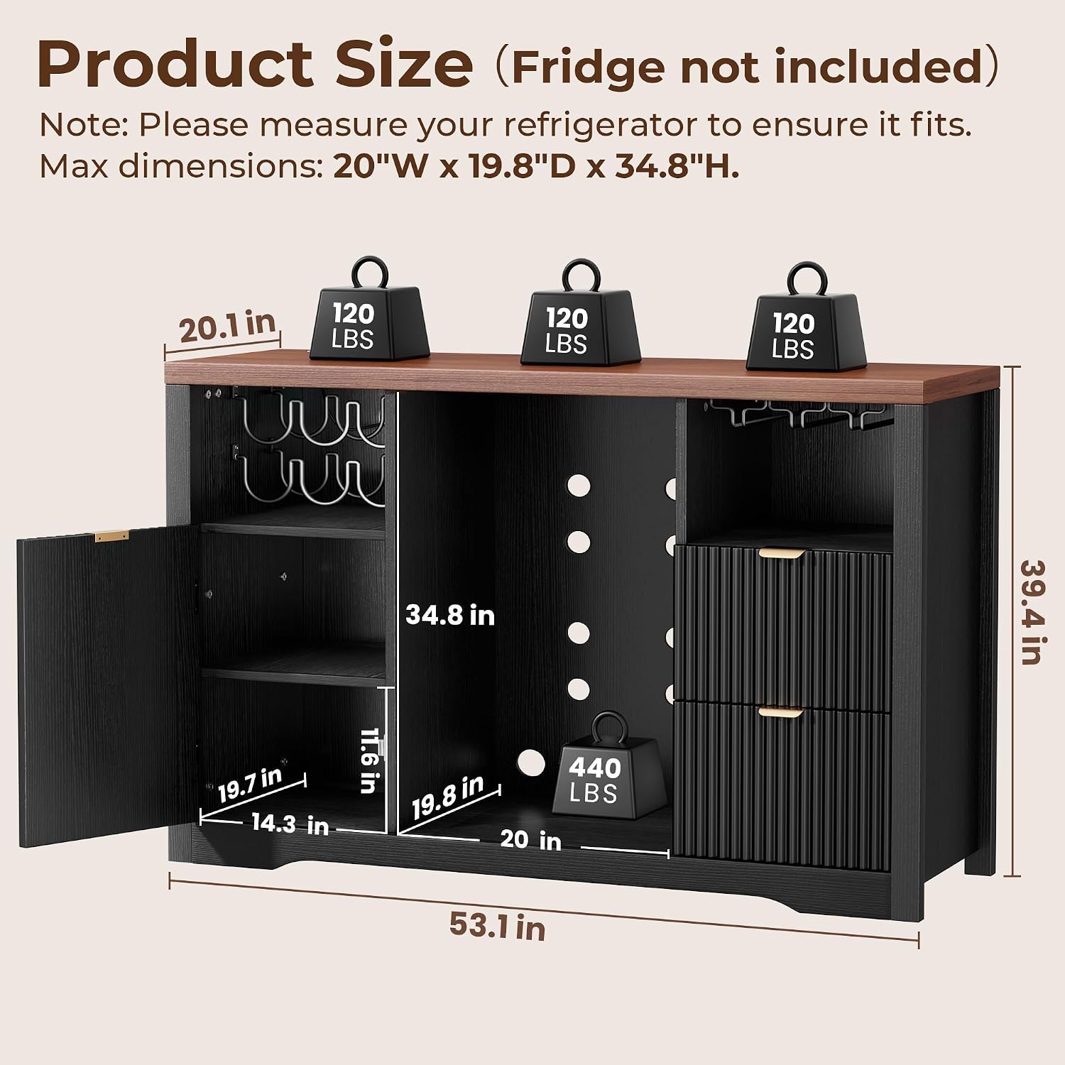 Armário para Bar de Café com E - Home Bar And Fridge avaliação e preço