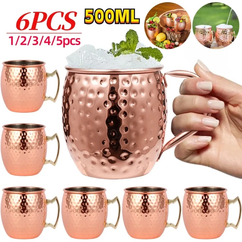 Conjunto de 1-6 Canecas de Coq - Mule Copper Mug avaliação e preço