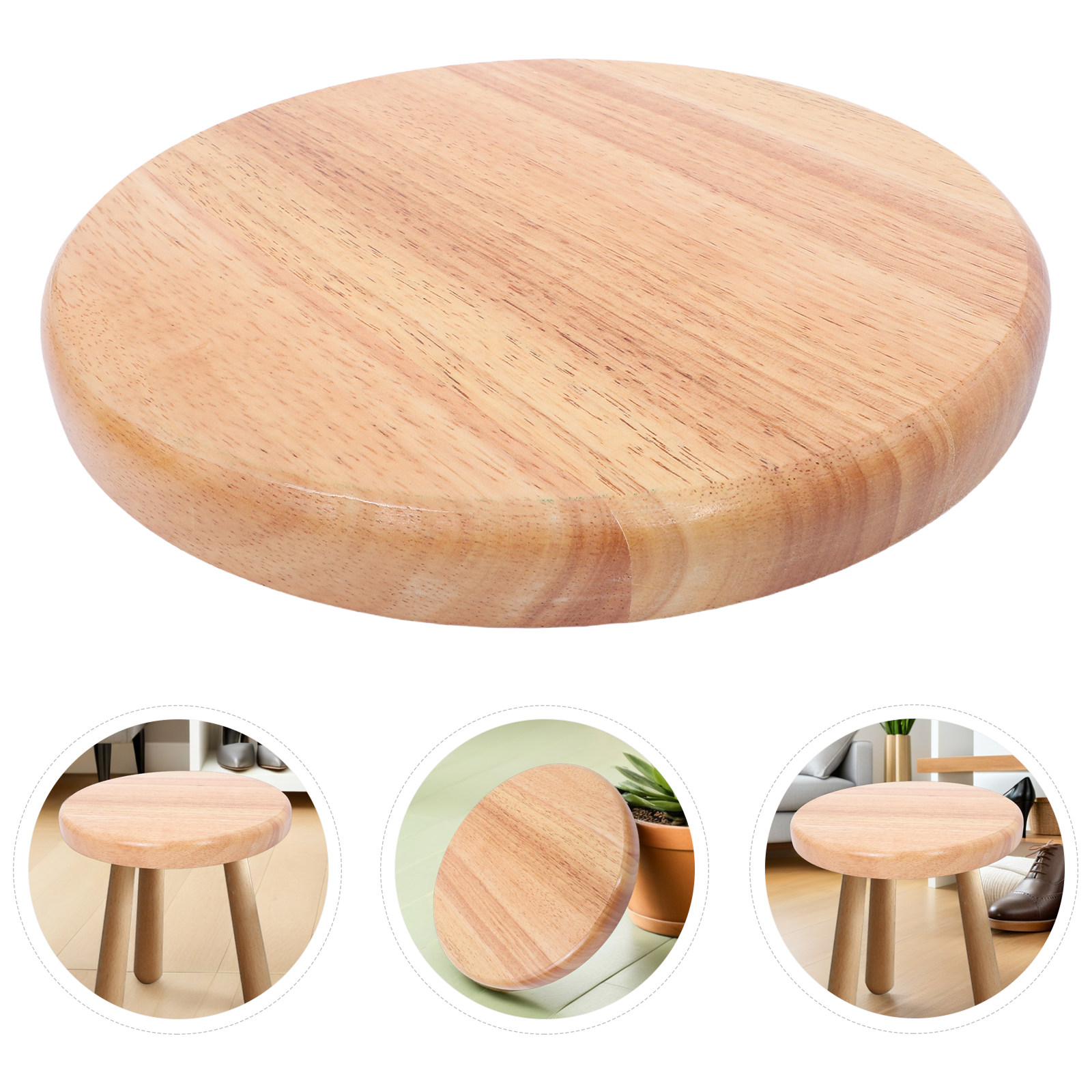 Assento Redondo de Madeira par - Home Bar Stools avaliação e preço