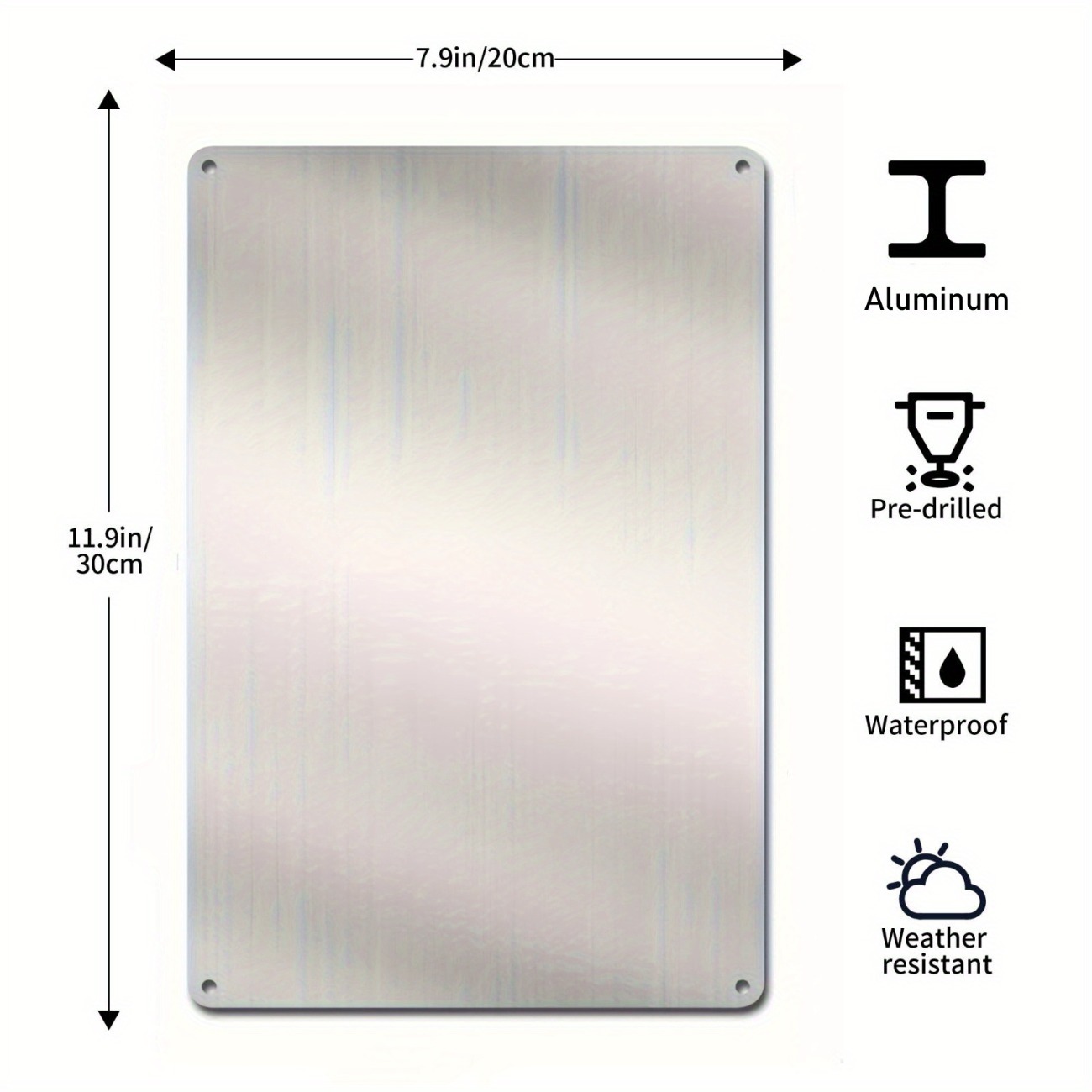 Placa de Alumínio Personalizáv - Home Bar Accessories avaliação e preço