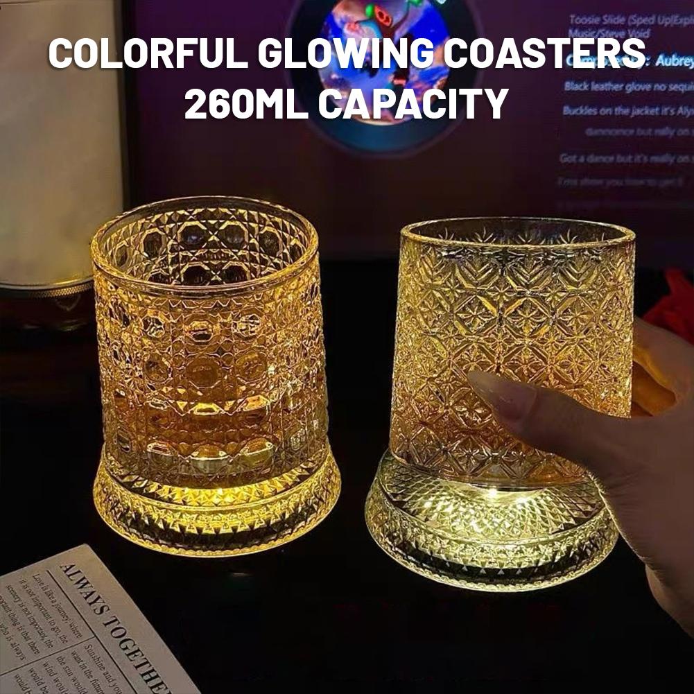 Copos de uísque giratórios com - Highball Glass Set avaliação e preço